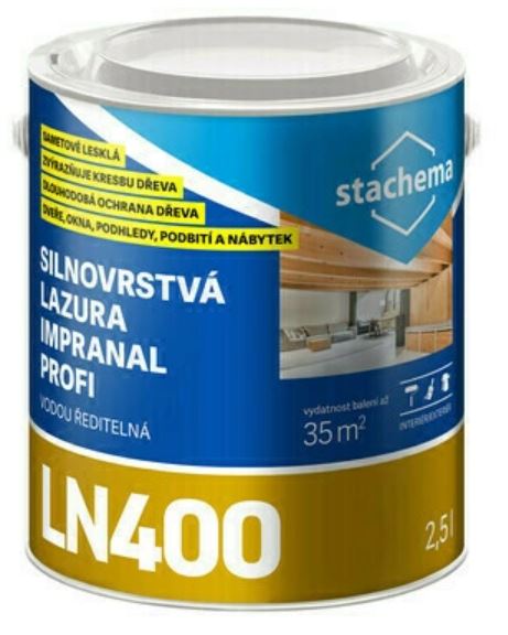 Impranal PROFI silnovrstvá lazura- Zlatý dub 2,5L (výprodej - skladem 1 ks)