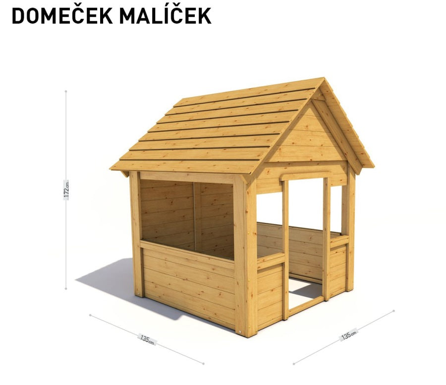 DĚTSKÝ DOMEČEK Monkey´s Home MALÍČEK 2020 B 135x135x172 cm