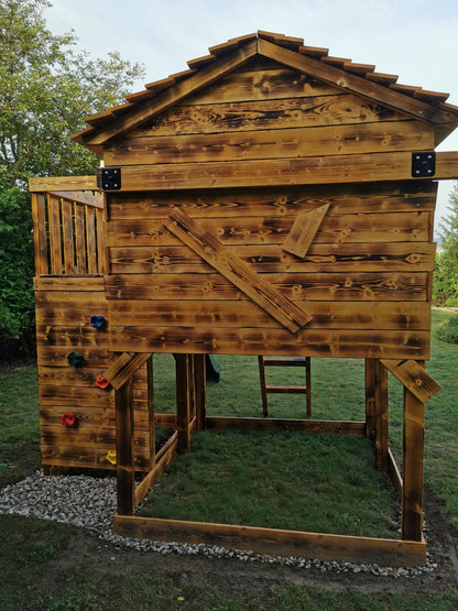 Dětský domeček Monkey´s Home Chatrč pirát Storm bez houpaček