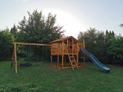 Dětský domeček Monkey´s Home Chatrč pirát Storm bez houpaček