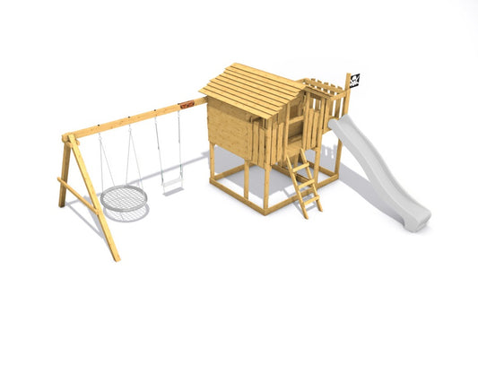 Dětský domeček Monkey´s Home Chatrč pirát Storm bez houpaček