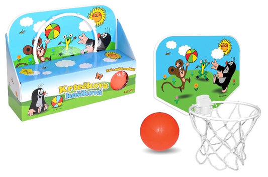 KRTEK (Krteček) Set košíková s míčem 33x25cm