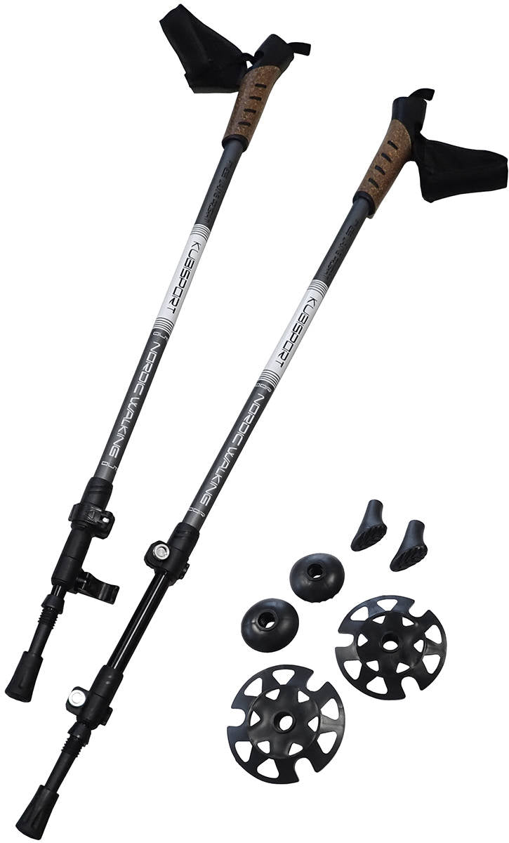 KUBISPORT Trekingové hole 72-145cm s rychloupínáním 1 pár LTH139K