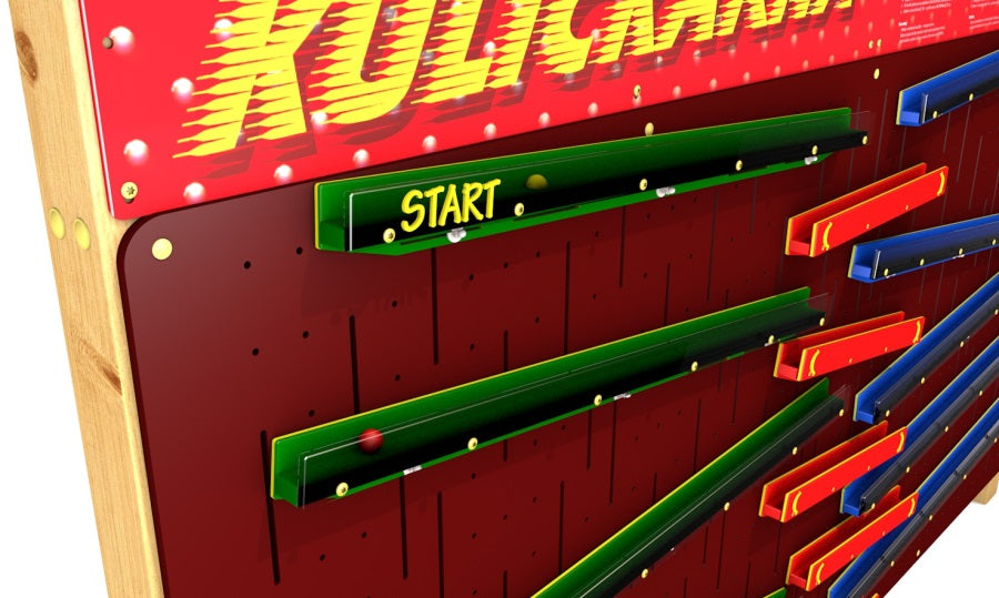Kuličkárna pro dva hráče ve stojanu s tabulemi