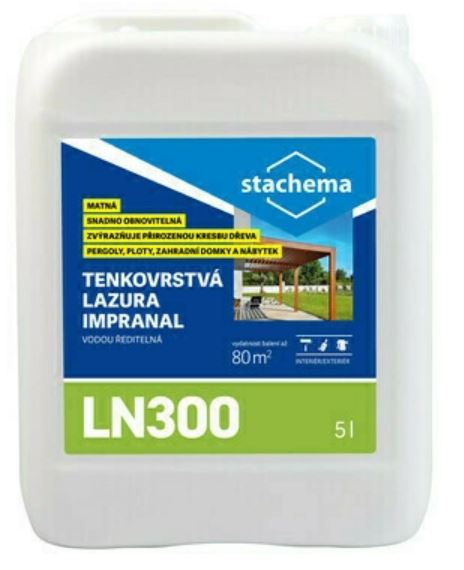 Lazura slabovrstvá Impranal Zlatý dub - 5L(výprodej - skladem poslední 1  kus)