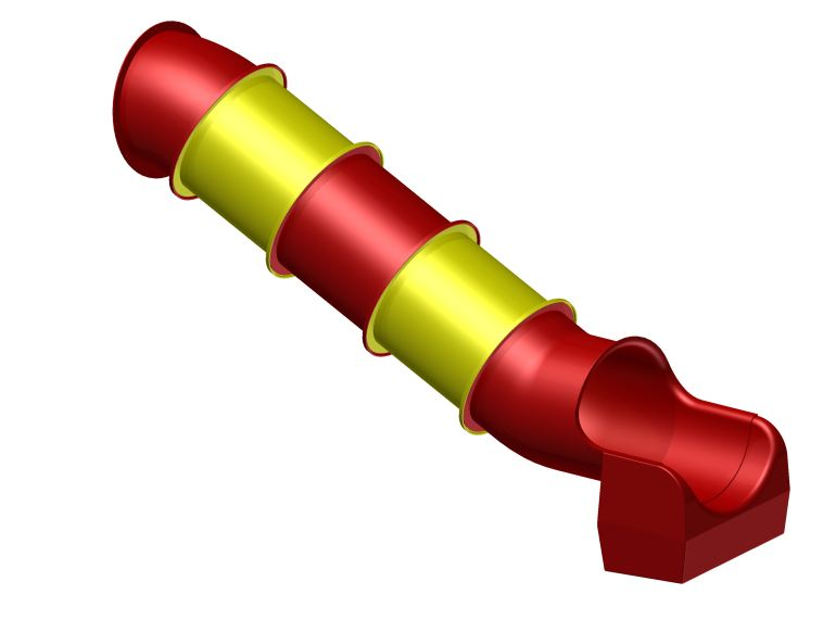 Tobogán rovný 5,2 m - pro výšku uchycení 2,5 m