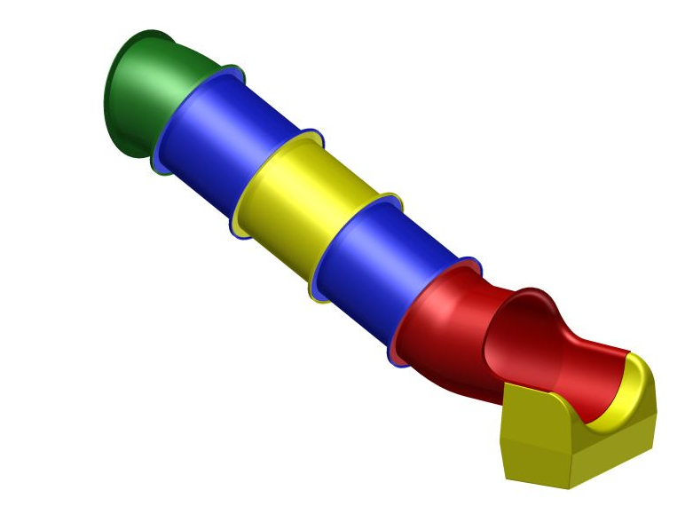 Tobogán rovný 5,2 m - pro výšku uchycení 2,5 m
