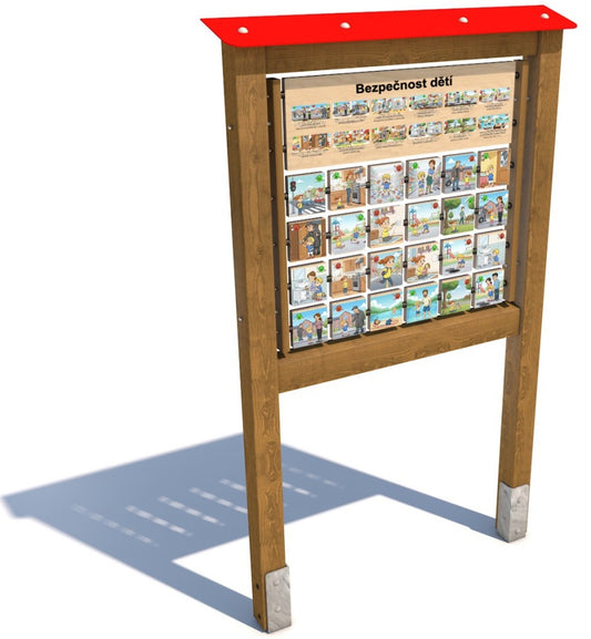Monkeys Edukační panel Pexeso - Bezpečnost dětí 200