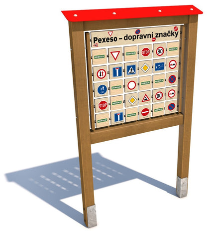 Monkeys Edukační panel Pexeso - Dopravní značky 200