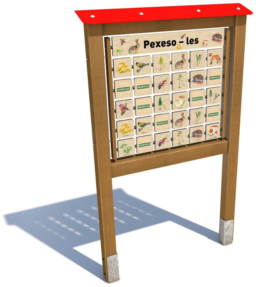 Monkeys Edukační panel Pexeso - Les 200