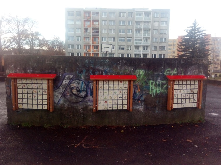 Monkeys Edukační panel Pexeso - Les na stěnu
