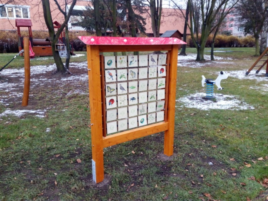 Monkeys Edukační panel Pexeso - Louka 160