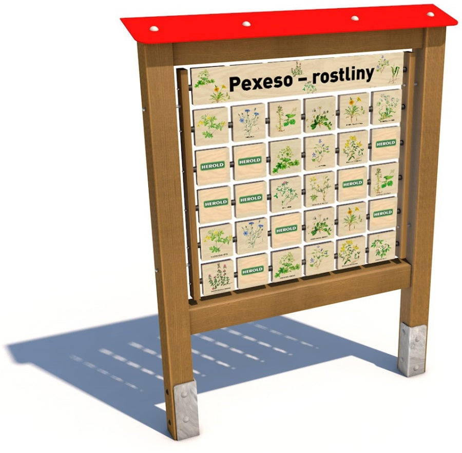 Monkeys Edukační panel Pexeso - Rostliny 160