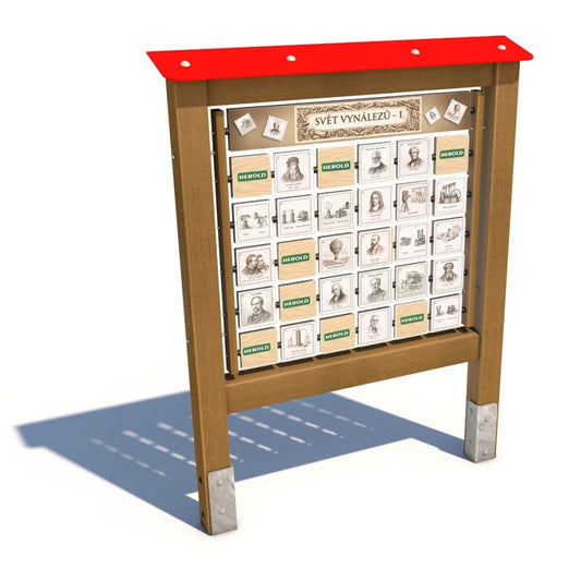 Monkeys Edukační panel Pexeso - Svět vynálezů 160