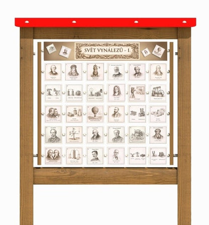 Monkeys Edukační panel Pexeso - Svět vynálezů 160