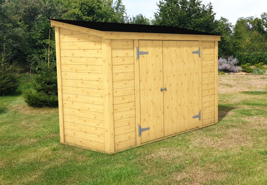 Nářaďový domek (dřevník)  H2 (274 x 115 cm) tl. 19mm