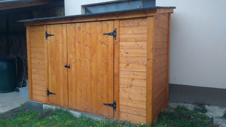 Nářaďový domek (dřevník)  H2 (274 x 115 cm) tl. 19mm