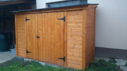 Nářaďový domek (dřevník)  H2 (274 x 115 cm) tl. 19mm