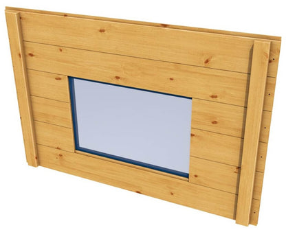 Panel s oknem navíc  - záměna za plné panely