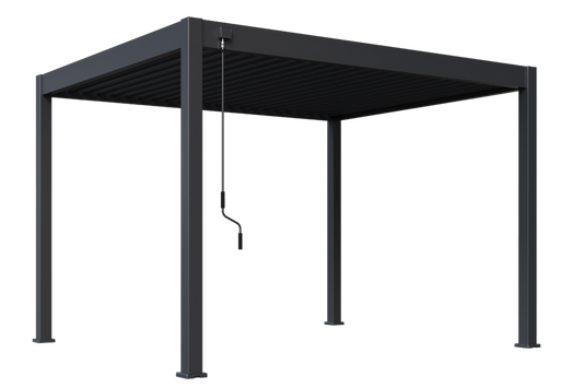 Bioklimatická pergola INTRO NEO 3,6x3 m, hliník a ocel - volně stojící