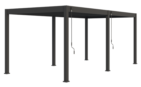 Bioklimatická pergola INTRO PLUS 6x3 m, hliník -  volně stojící