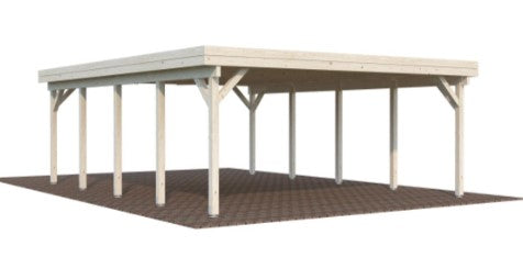 Přístřešek na auto Karl 40,6 m2