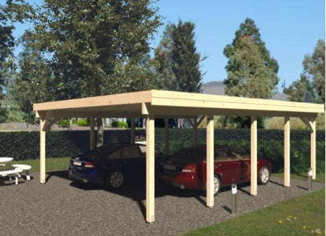 Přístřešek na auto Karl 40,6 m2
