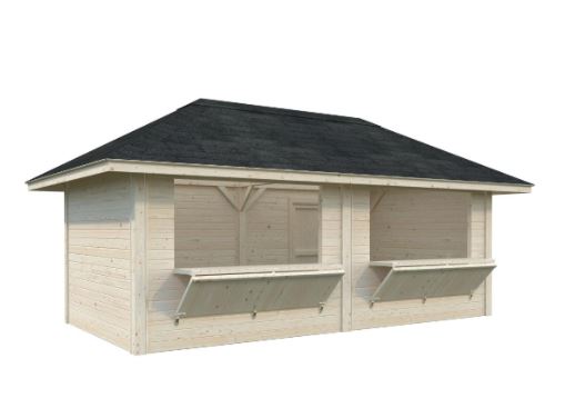 Prodejní stánek Bianca 16,6 m2 (dvě prodejní okna)