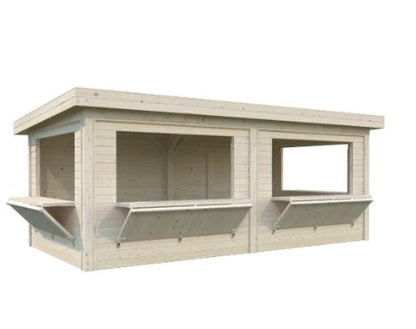 Prodejní stánek Lenna 16,6 m2 (čtyři prodejní okna)