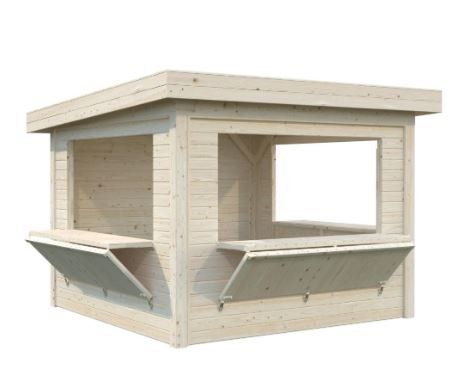Prodejní stánek Lenna 8,3 m2 (tři prodejní okna)