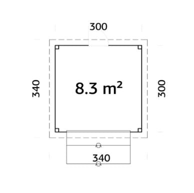 Prodejní stánek Lenna 8,3 m2