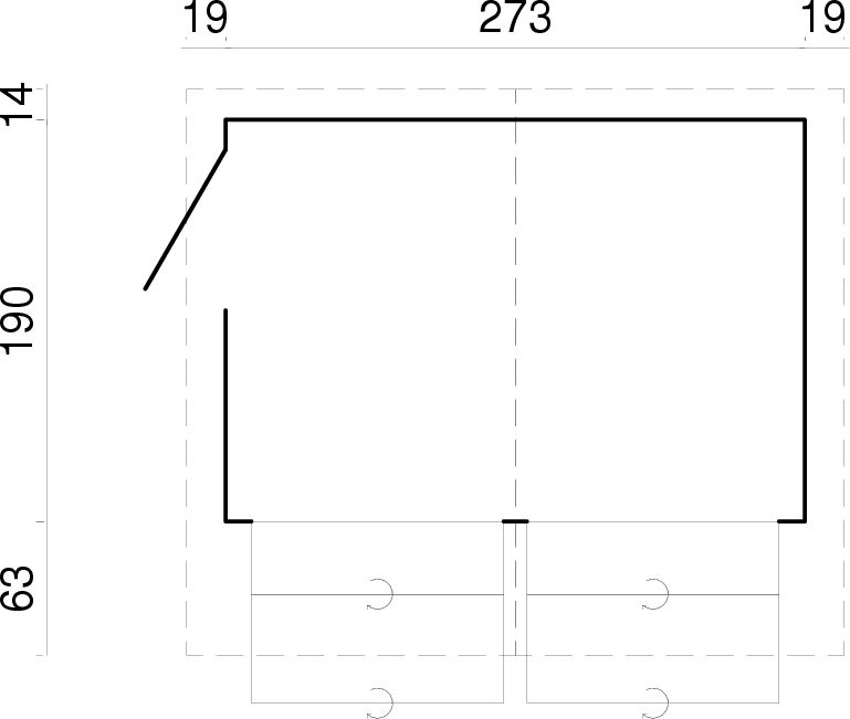 Prodejní stánek Stella 5 m2