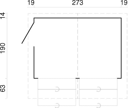 Prodejní stánek Stella 5 m2