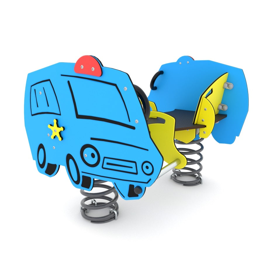 Pružinová dvou-houpadlo - Policejní auto
