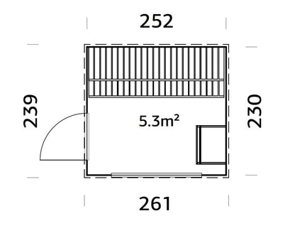 Sauna Grace 5,3 m2