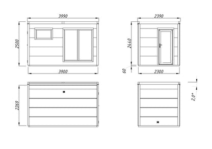 Sauna Grace 8,2 m2
