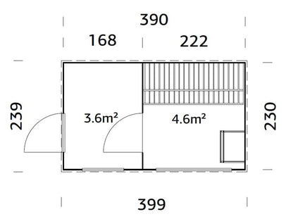 Sauna Grace 8,2 m2