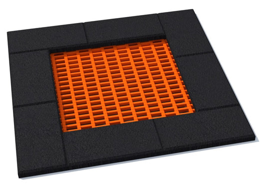 Zemní trampolína PAKO - čtvercová 1,25 m