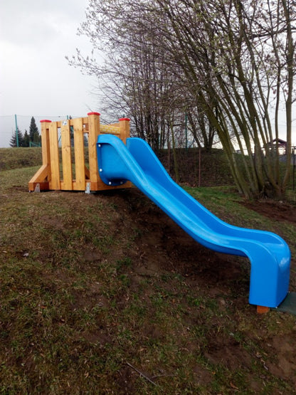 Skluzavka laminátová 5,2 m - modrá - nástup 2,5 m