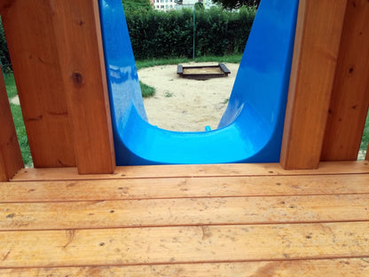 Skluzavka laminátová 2,5 m - modrá - nástup 1 m