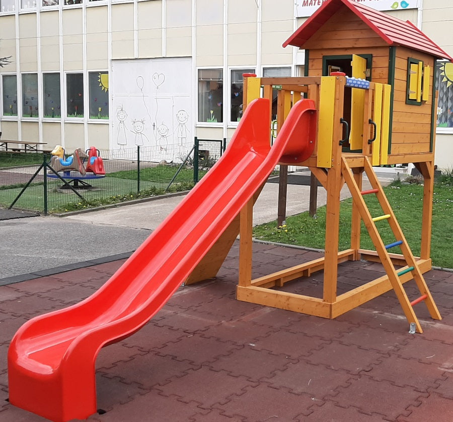 Skluzavka laminátová 3,2 m - červená - nástup 1,5 m