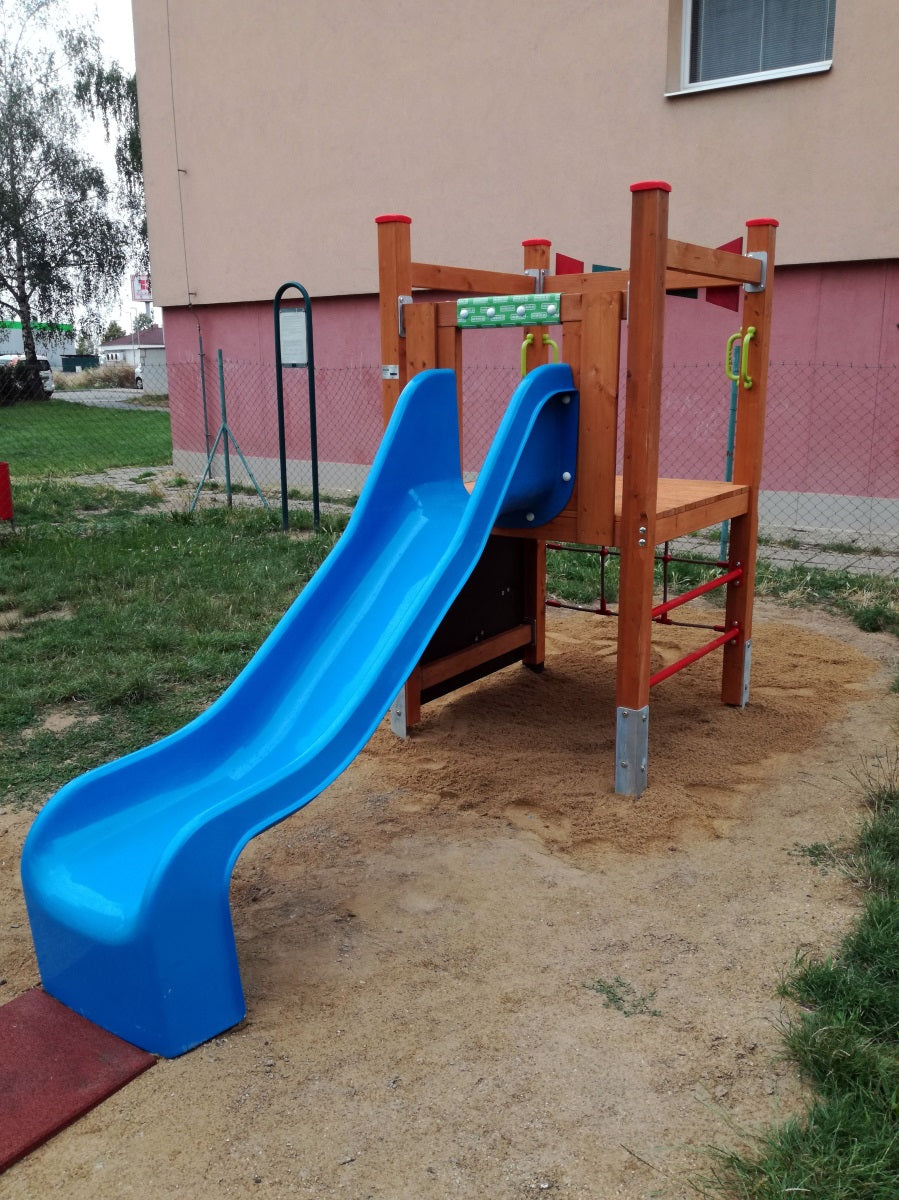 Skluzavka laminátová 3,2 m - modrá - nástup 1,5 m