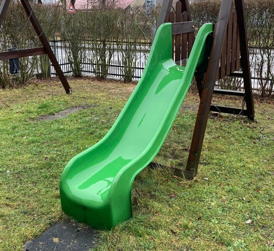 Skluzavka laminátová 3,2 m - zelená - nástup 1,5 m