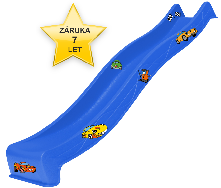 SKLUZAVKA Monkey´s Home Eko-Line s přípojkou na vodu modrá 2,90 m 7 let záruka + dárek