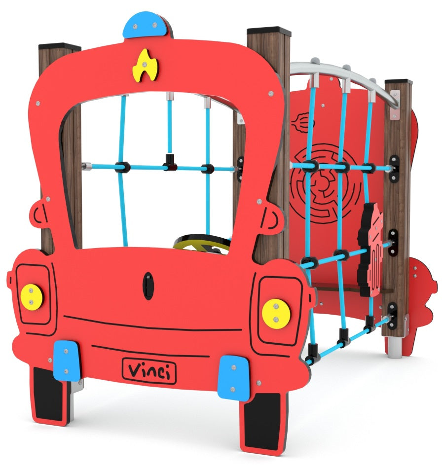 Hasičské auto - Wooden WD1431
