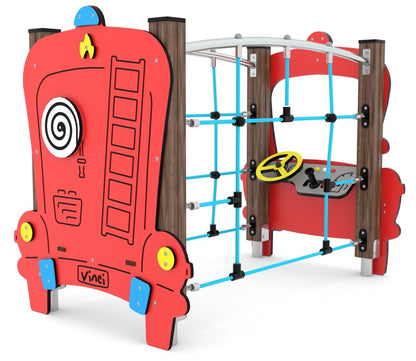 Hasičské auto - Wooden WD1431