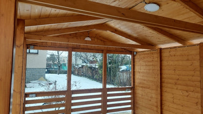 Zahradní Altán  HEROLD A3355 AAX Plus s boční stěnou  (3,1 + 14,1  m2)