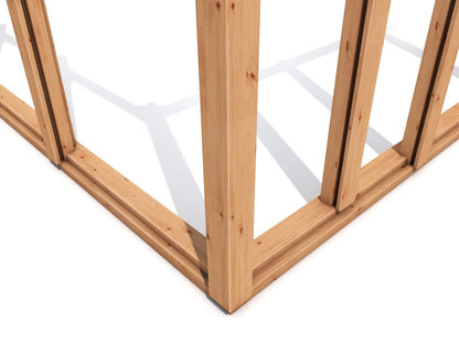 Zahradní altán Herold A3355 B s terasovou podlahou (6,3 + 9,6 m2)