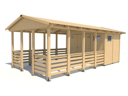 Zahradní altán Herold A3366 BX (6,3 + 12,6 m2)