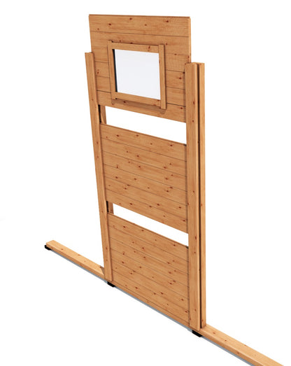 Zahradní altán Herold A3366 C Plus s boční stěnou a terasovou podlahou (9,6 + 9,6 m2)